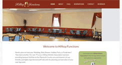 Desktop Screenshot of hilltopfunctions.com